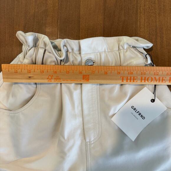 NWT GRLFRND Shea Leather Shorts - Picture 10 of 11
